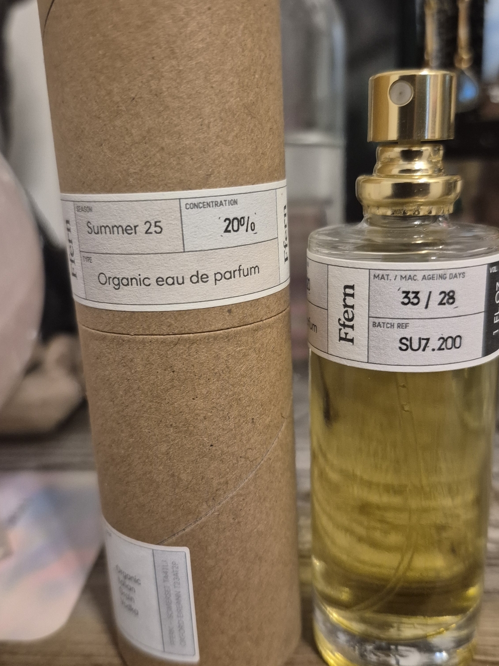 Summer 25 Organic Eau de Parfum — Gold Bottle